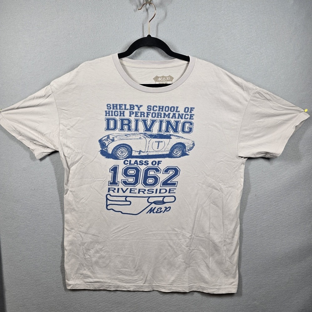 Shelby School High Performance Driving Shirt Mens‎ XL 1962 Riverside Car Tee